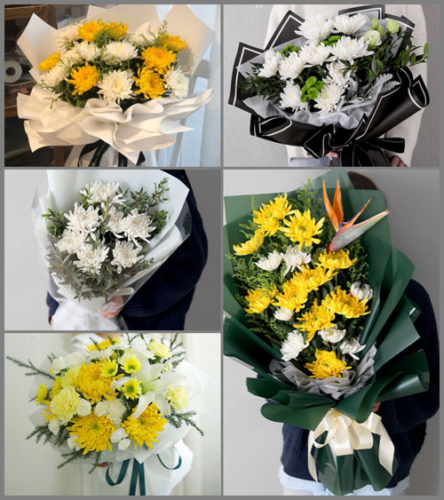 贵州毕节市大方县黄泥乡槽门村白事花束代送